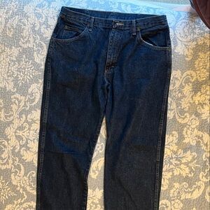 Wrangler Men's Dark Blue regular fit Jeans